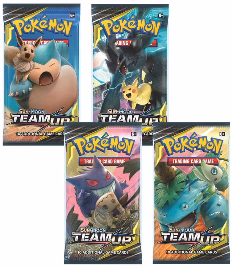 Team Up Booster Pack Art Bundle [Set of 4]
