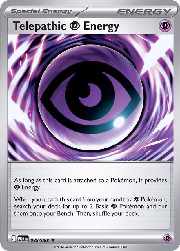 Telepathic Psychic Energy - 088/088 (Non-Holo) - Rare (088/088)