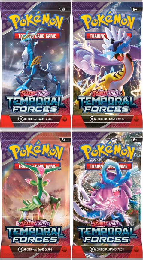 Temporal Forces Booster Pack Art Bundle [Set of 4]