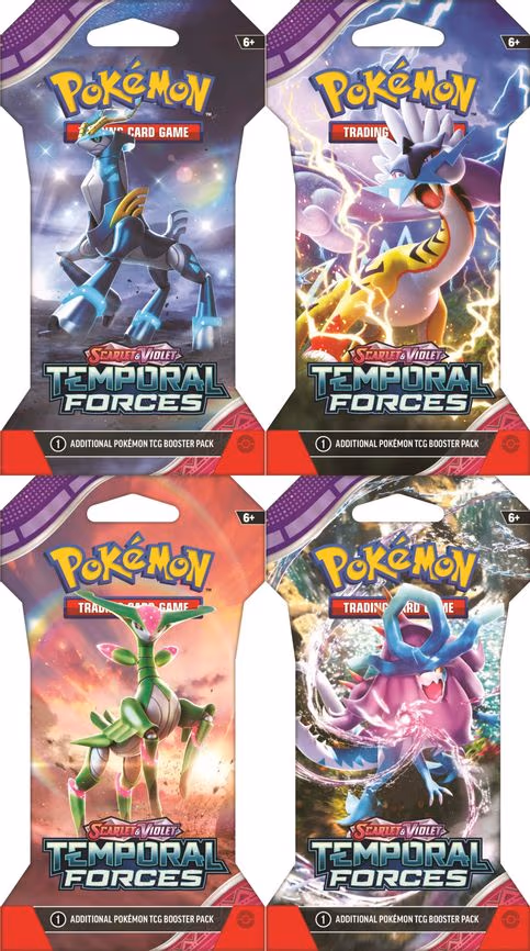 Temporal Forces Sleeved Booster Pack Art Bundle [Set of 4]