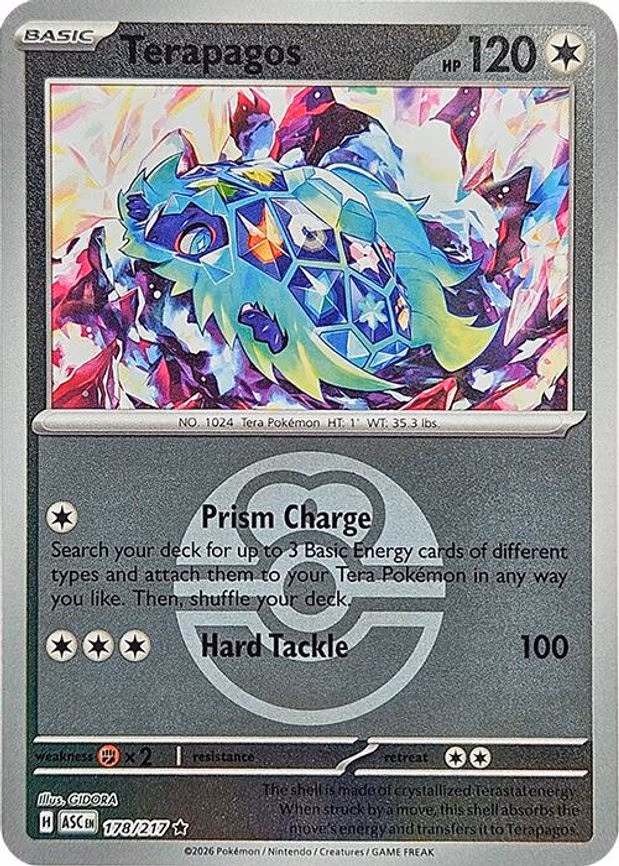 Terapagos (Love Ball) - Rare (178/217)