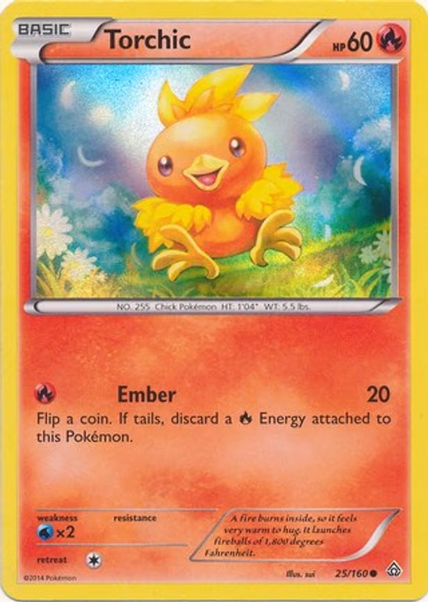 Torchic - 25/160 (Sheen Holo) - Promo (025/160)