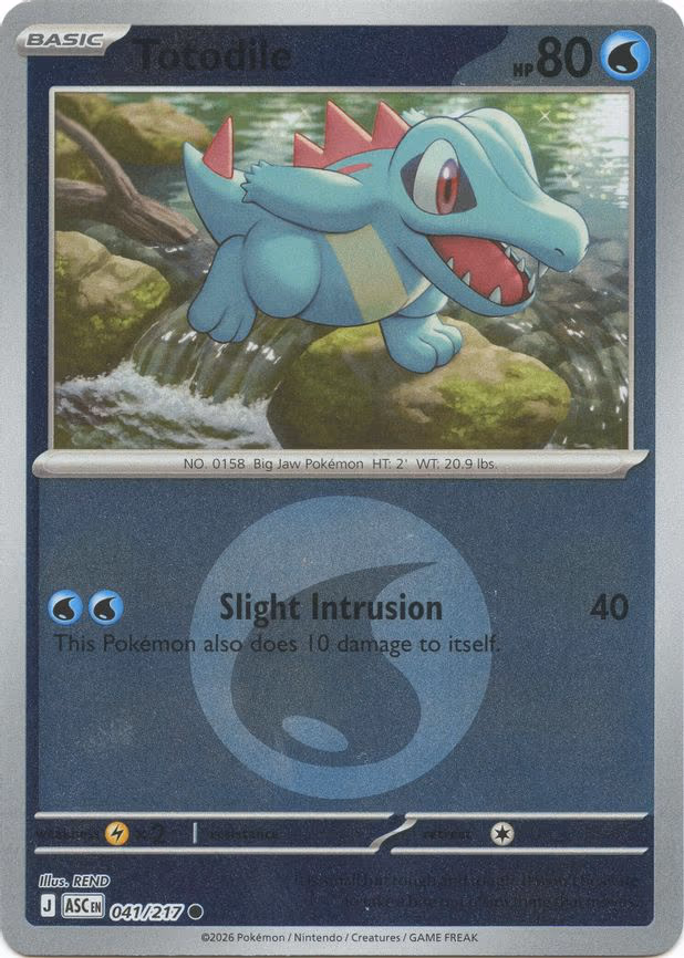 Totodile (Energy Symbol Pattern) - Common (041/217)