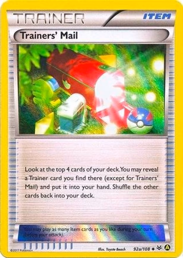 Trainers' Mail - 92a/108 (Holo) - Promo (092a/108)