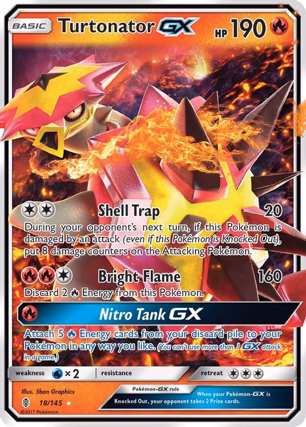 Turtonator GX - Ultra Rare (18/145)