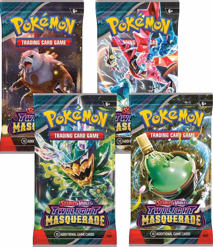 Twilight Masquerade Booster Pack Art Bundle [Set of 4]