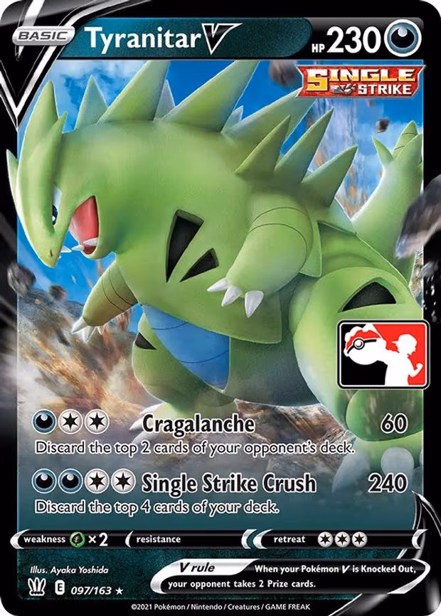 Tyranitar V - Ultra Rare (097/163)