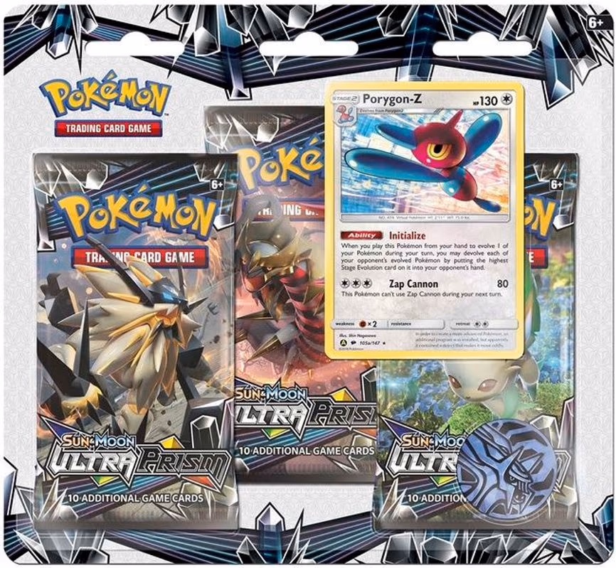 Ultra Prism 3 Pack Blister [Porygon-Z]
