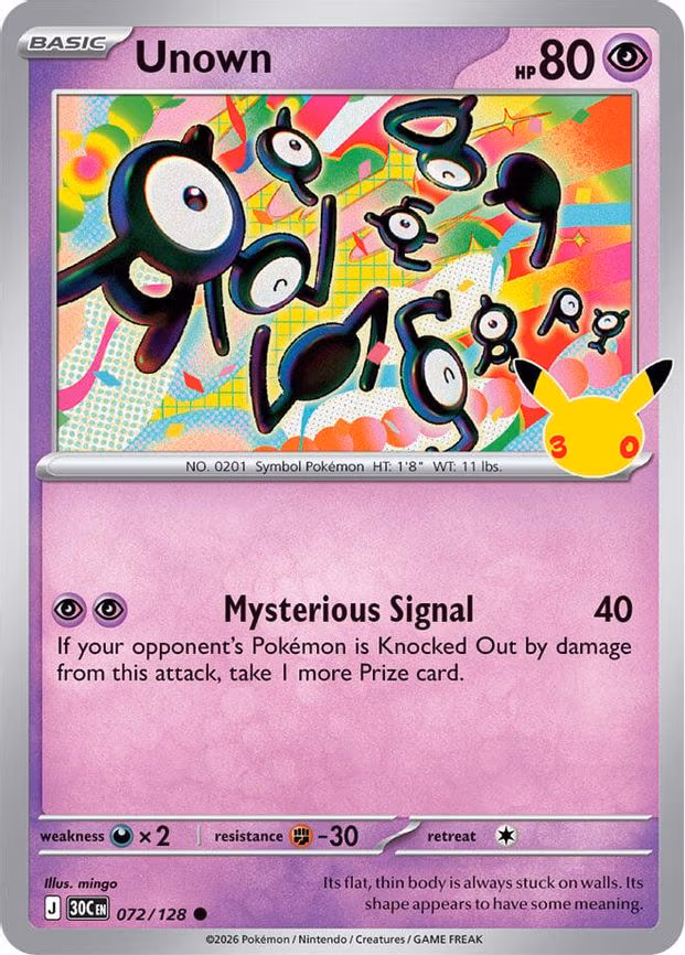 Unown - Common (072/128)