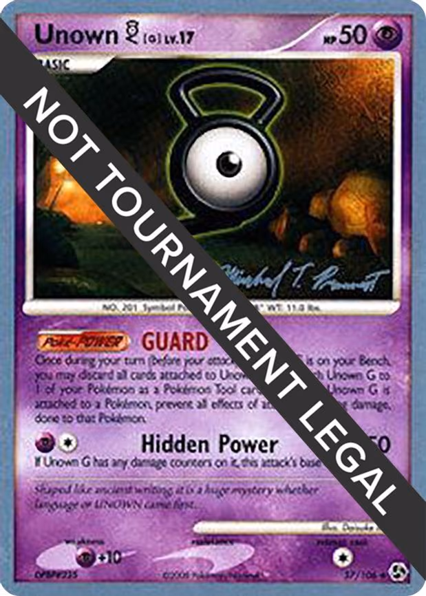 Unown [G] - 2010 (Michael Pramawat) - Uncommon (57/106)