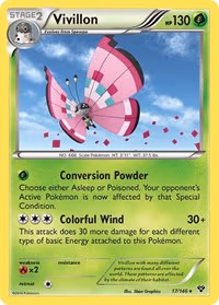 Vivillon (Meadow [Pink]) - Holo Rare (17/146)