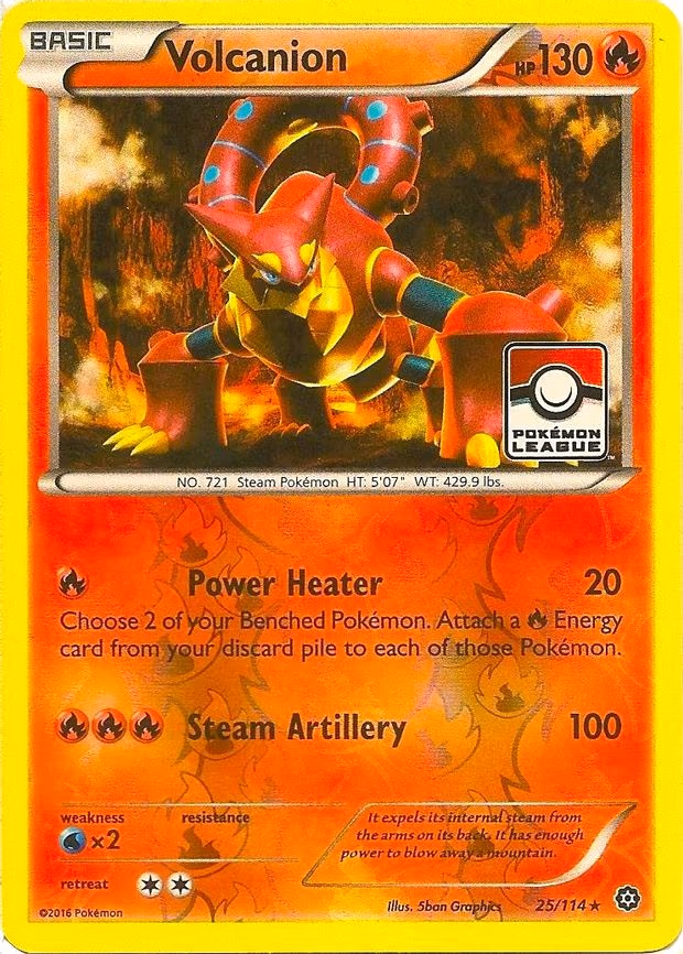 Volcanion - 25/114 (Pokemon League) - Promo (025/114)