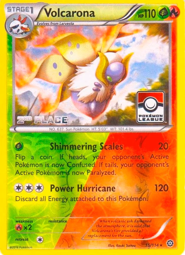 Volcarona - 15/114 (Pokemon League)