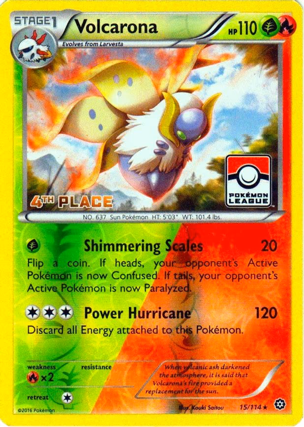 Volcarona - 15/114 (Pokemon League)