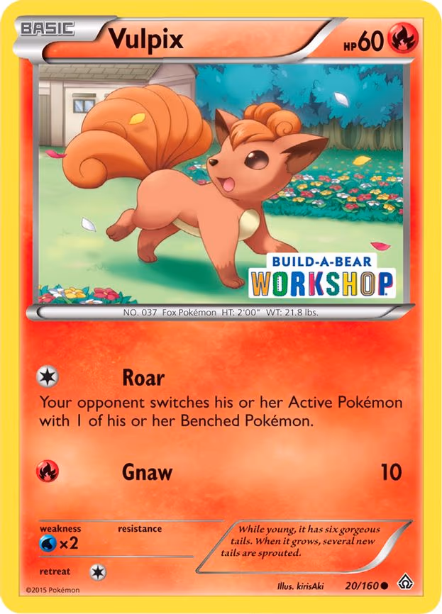 Vulpix - 20/160 (Build-A-Bear Workshop Exclusive) - Promo (020/160)