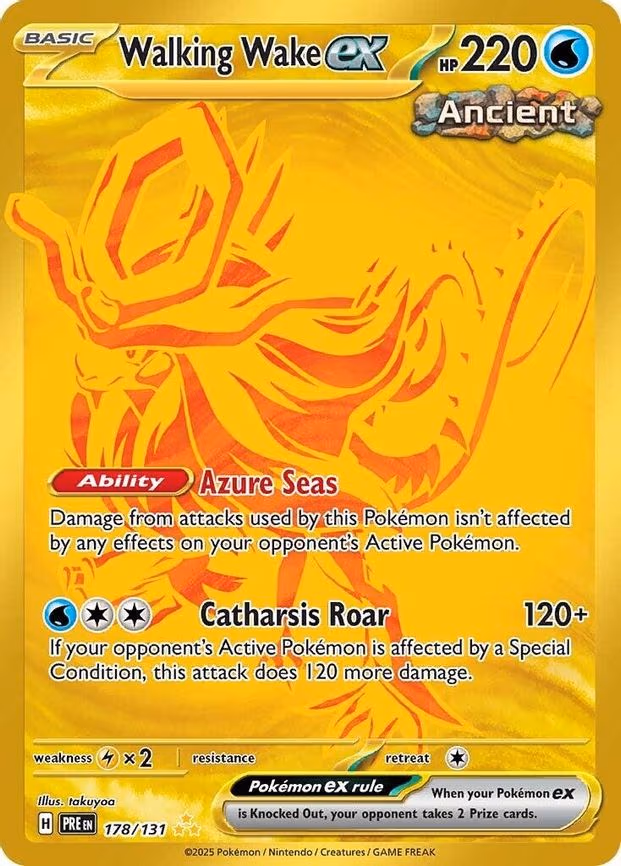 Walking Wake ex - Hyper Rare (178/131)