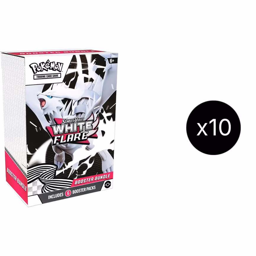 White Flare Booster Bundle Display