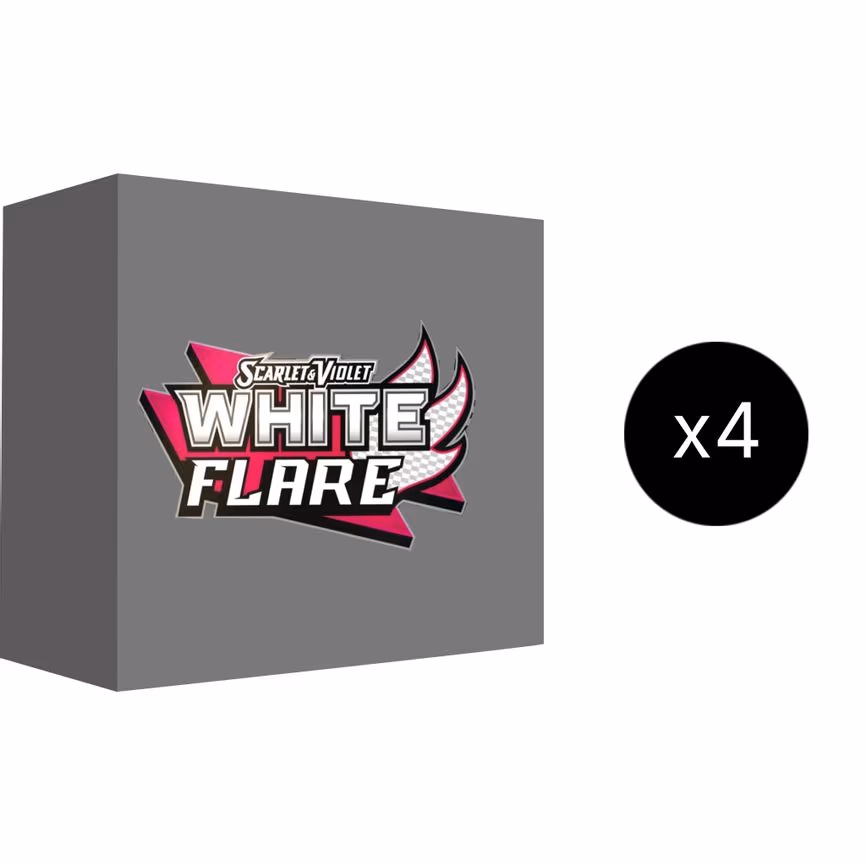 White Flare Pokemon Center Elite Trainer Box (Exclusive) Case