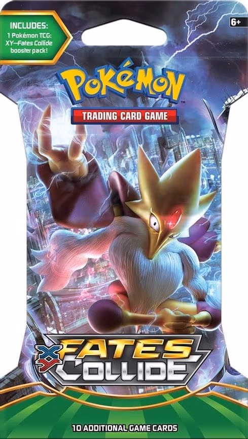 XY - Fates Collide Sleeved Booster Pack [Mega Alakazam]