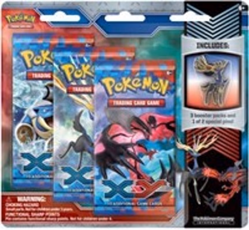 XY Collector Pin 3 Pack Blisters [Xerneas]