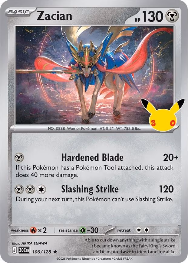 Zacian - Rare (106/128)