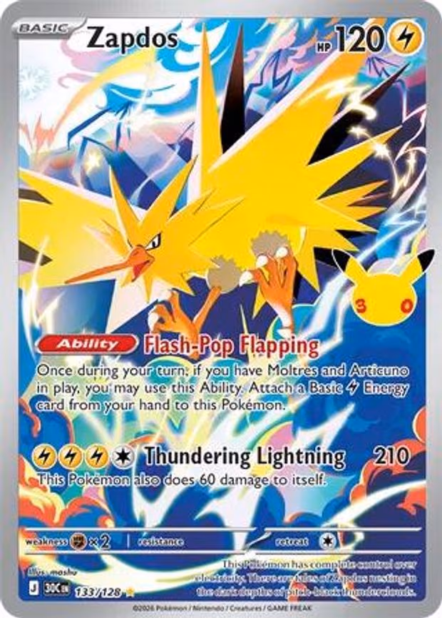 Zapdos - Illustration Rare (133/128)