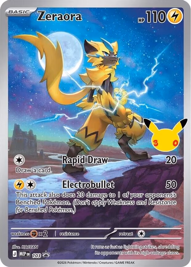 Zeraora - 103 (30th Celebration) - Promo (103)