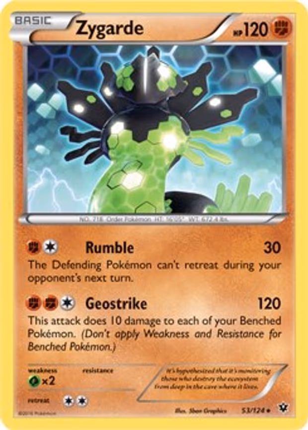 Zygarde - 53/124 (XY Fates Collide) - Holo Rare (053/124)