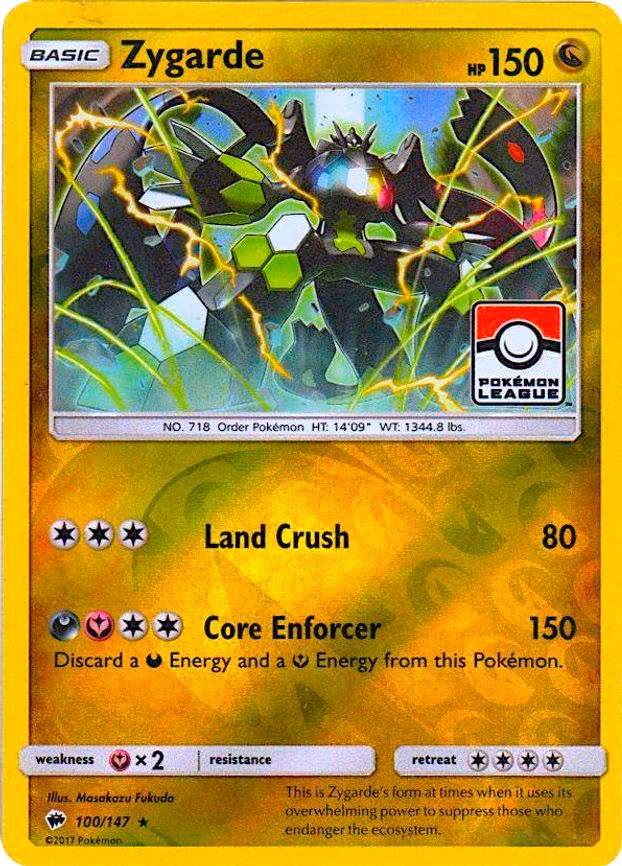 Zygarde - 100/147 (Pokemon League) - Promo (100/147)