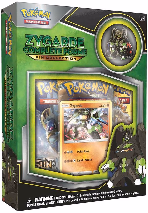 Zygarde Complete Forme Pin Collection