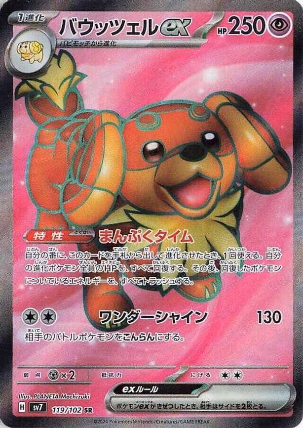Dachsbun ex - Super Rare (119/102)