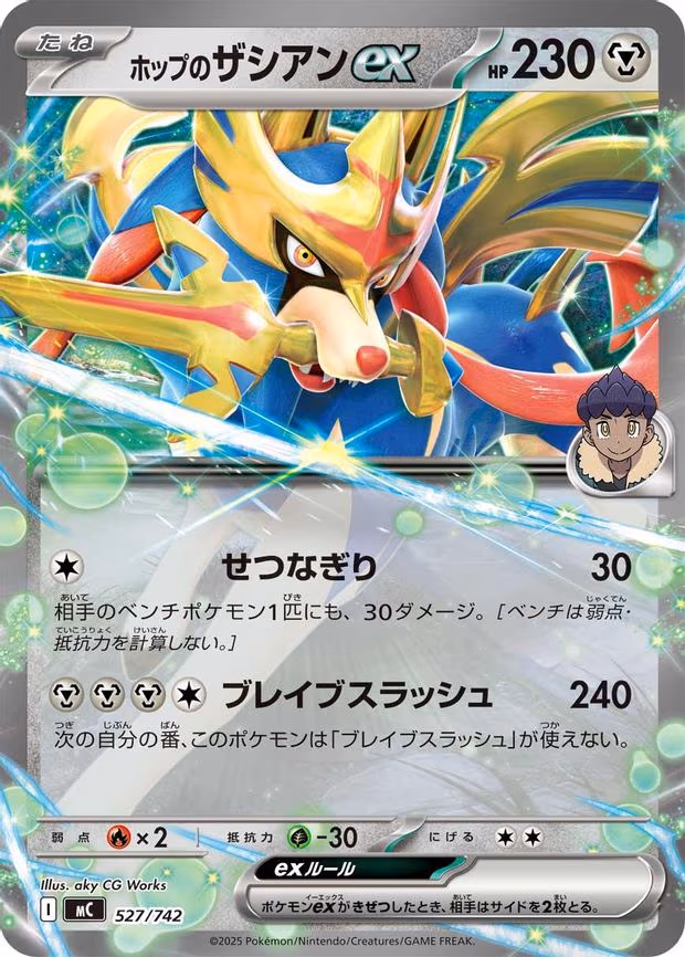 Hop's Zacian ex - Common (527/742)