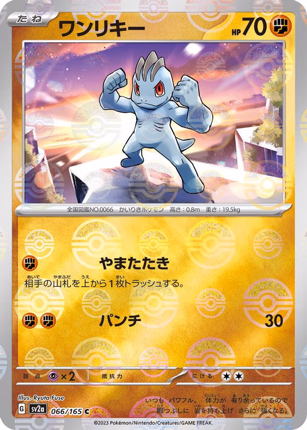 Machop (Poke Ball Pattern) - Common (066/165)