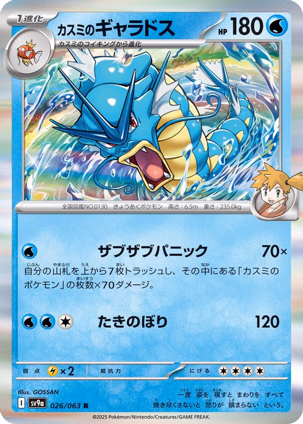 Misty's Gyarados - Rare (026/063)