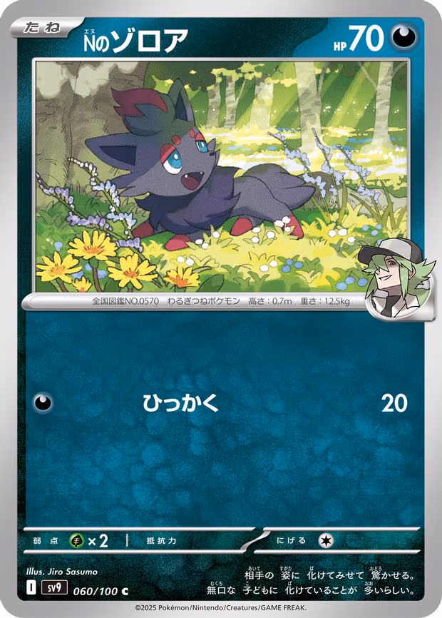 N's Zorua - Common (060/100)