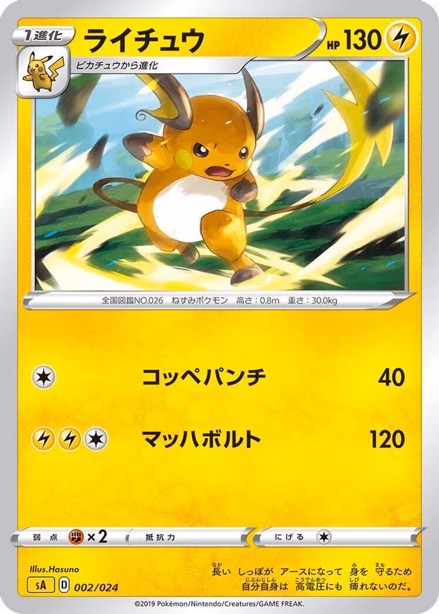 Raichu - None (002/024)