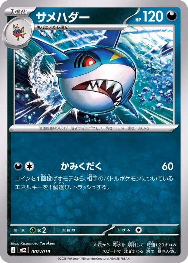 Sharpedo - None (002/019)