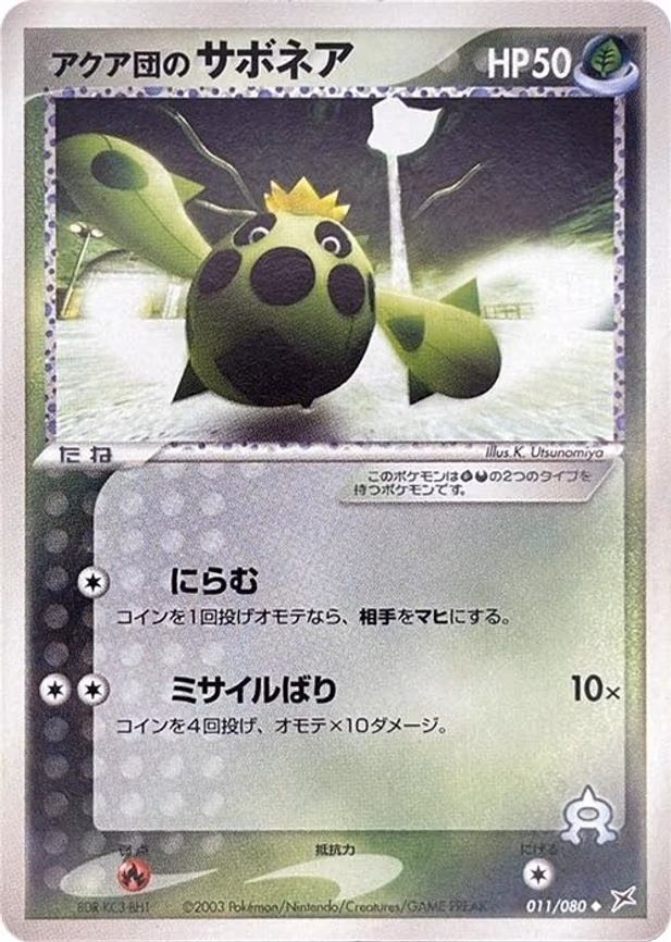 Team Aqua's Cacnea - Uncommon (011/080)