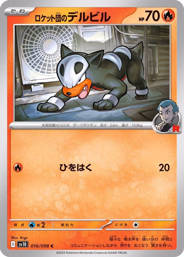 Team Rocket's Houndour - Common (016/098)