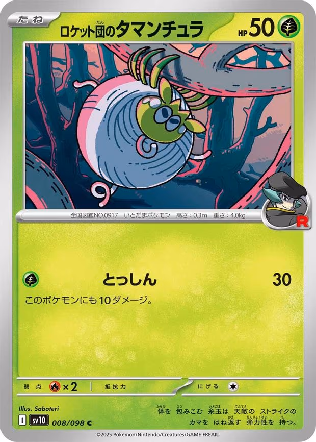 Team Rocket's Tarountula - Common (008/098)