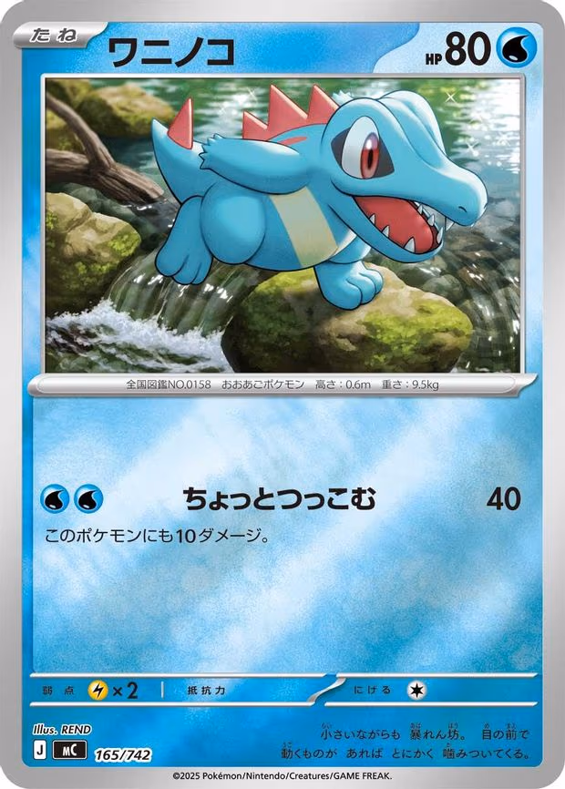 Totodile - 165/742 (Mirror Holo) - Common (165/742)