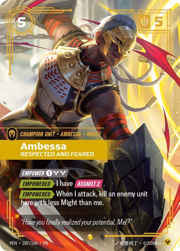Ambessa, Respected and Feared (Overnumbered)