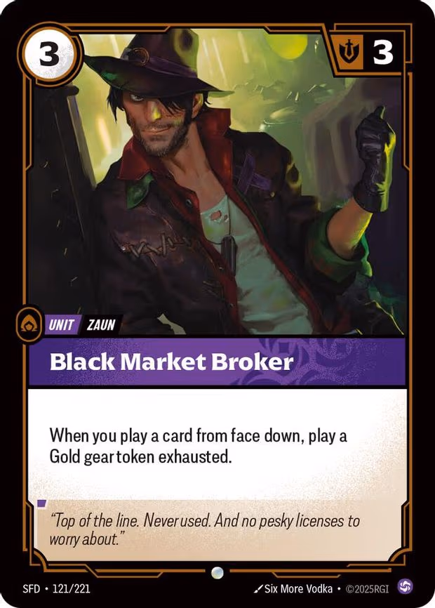 Black Market Broker - Common (121/221)
