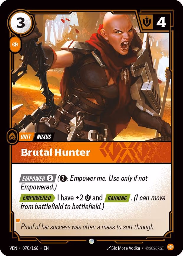 Brutal Hunter - Common (070/166)