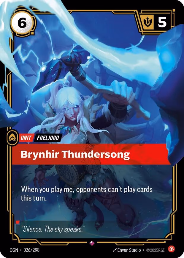 Brynhir Thundersong - Rare (026/298)