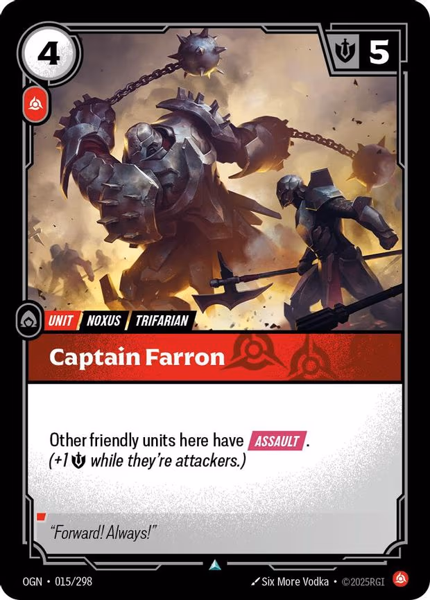 Captain Farron - Uncommon (015/298)
