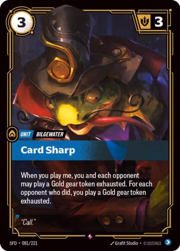 Card Sharp - Rare (081/221)