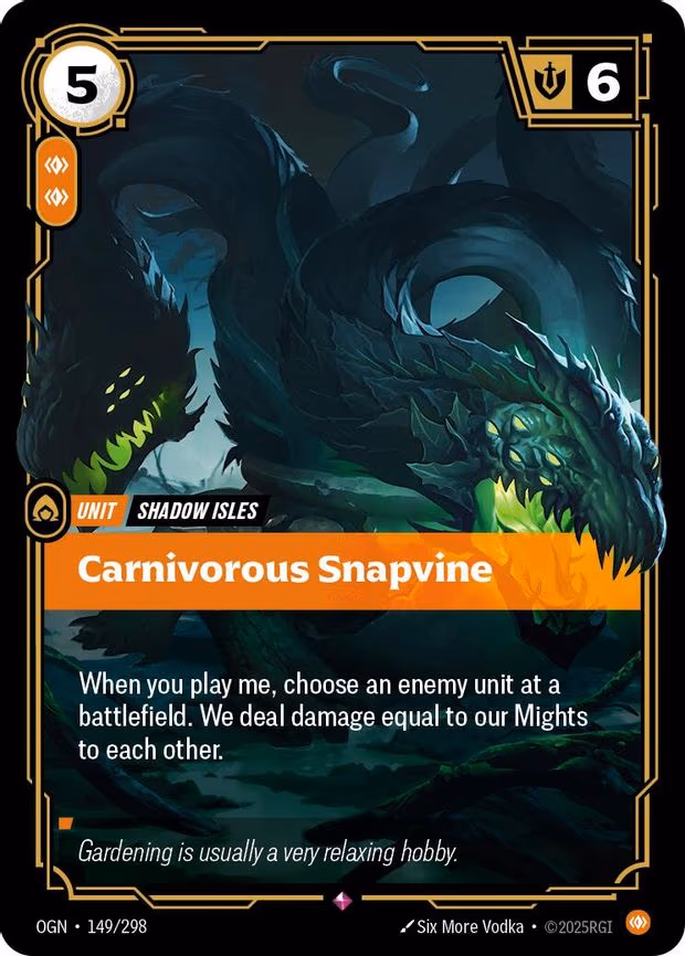 Carnivorous Snapvine - Rare (149/298)