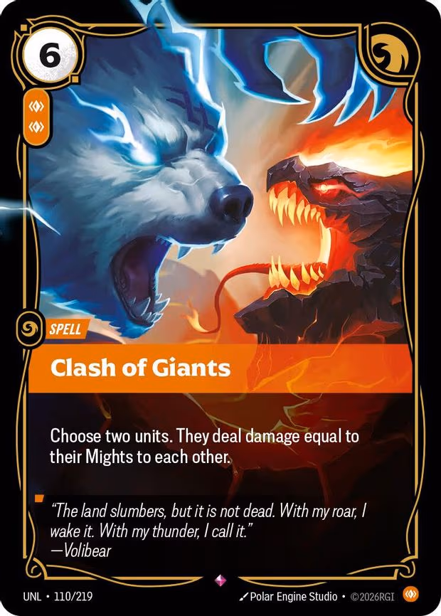 Clash of Giants - Rare (110/219)