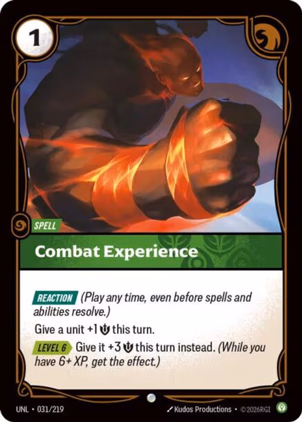 Combat Experience - Common (031/219)